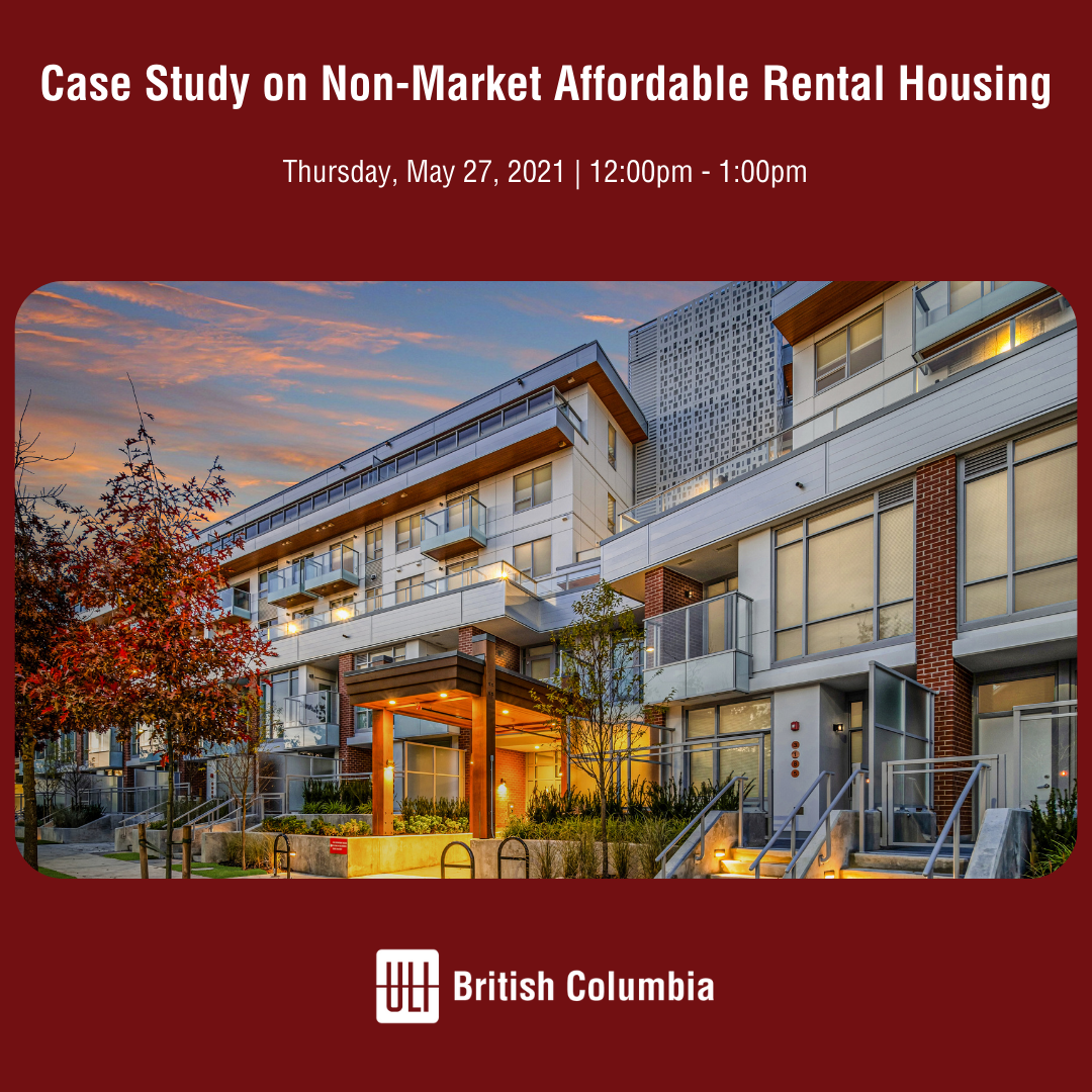ULI BC Speaker Series Case Study on NonMarket Affordable Rental